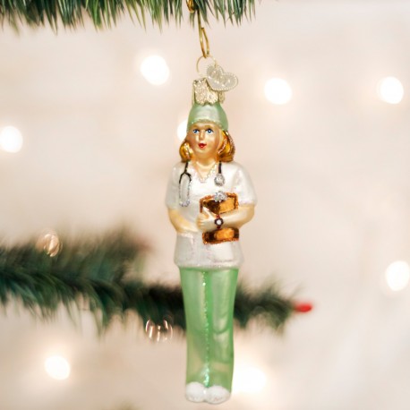 Nurse Old World Christmas Ornament