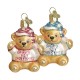 Baby's First Teddy Bear Old World Christmas Ornament