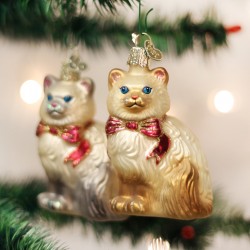 Himalayan Kitty Old World Christmas Ornament