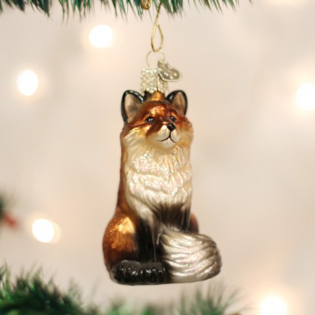 Fox Old World Christmas Ornament