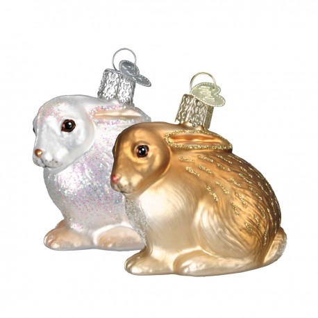 Cottontail Bunny Old World Christmas Ornament