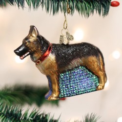 German Shepherd Old World Christmas Ornament