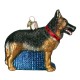 German Shepherd Old World Christmas Ornament