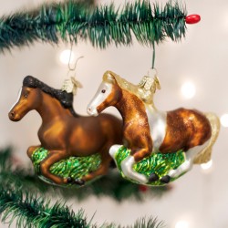 Mustang Old World Christmas Ornament