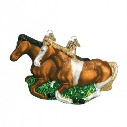 Mustang Old World Christmas Ornament