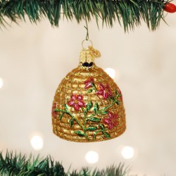 Bee Skep Old World Christmas Ornament