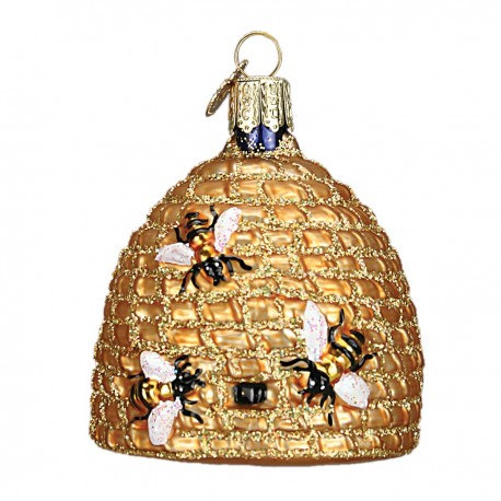 Bee Skep Old World Christmas Ornament