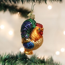 Rooster Old World Christmas Ornament