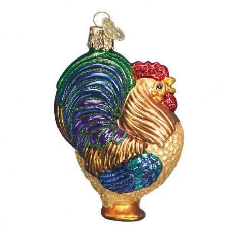 Rooster Old World Christmas Ornament
