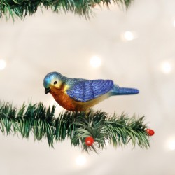 Western Bluebird Old World Christmas Ornament
