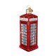 English Phonebooth Old World Christmas Ornament