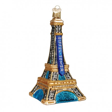 Eiffel Tower Old World Christmas Ornament
