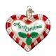 Peppermint Heart Old World Christmas Ornament