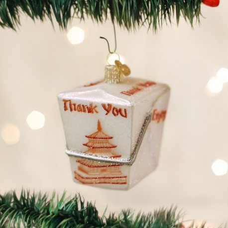 Chinese Takeout Old World Christmas Ornament