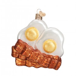 Bacon and Eggs Old World Christmas Ornament