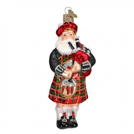 Highland Santa Old World Christmas Ornament