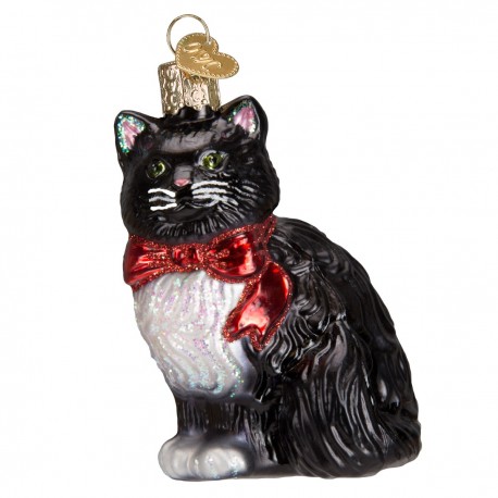 Tuxedo KItty Old World Christmas Ornament