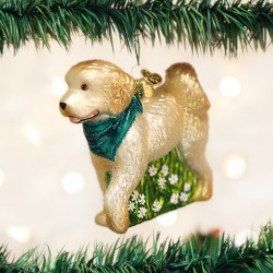 Doodle Dog Old World Christmas Ornament