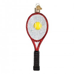 Tennis Racquet Old World Christmas Ornament