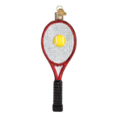 Tennis Racquet Old World Christmas Ornament