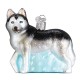 Siberian Husky Old World Christmas Ornament