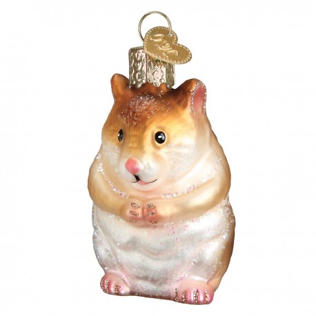 Hamster Old World Christmas Ornament