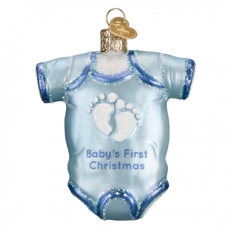 BLUE BABY ONESIE