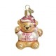 Baby's First Teddy Bear Old World Christmas Ornament