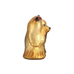 Yorkie Old World Christmas Ornament