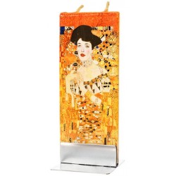 Flat Candle - Woman in Gold by Klimt