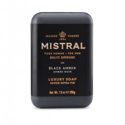 Mistral Bar Soap, Black Amber