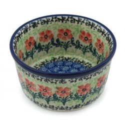Polish Pottery Bowl - 4" - Maraschino