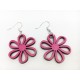 Wooden Flower Earrings