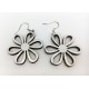 Wooden Flower Earrings