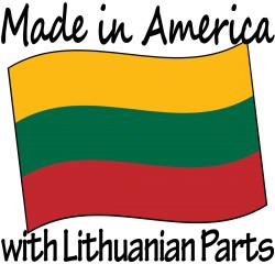 "Made in America with ___ Parts" Onesie