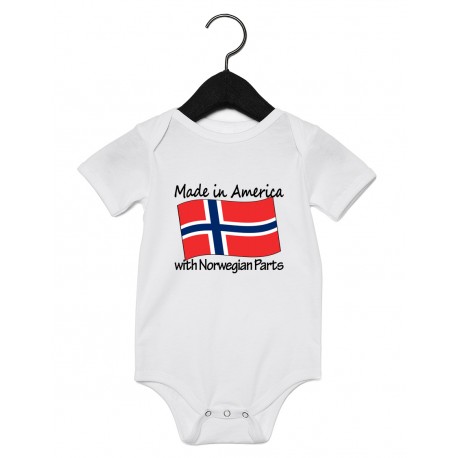 "Made in America with ___ Parts" Onesie