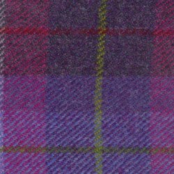 Tweed-Wrapped Flask - Purples