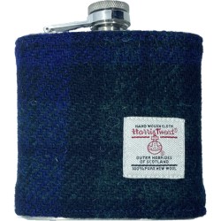 Tweed-Wrapped Flask - Black Watch