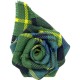 Tartan Rose Brooch - Campbell of Argyll