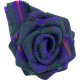 Tartan Rose Brooch - Cooper