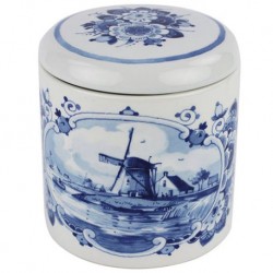 Delft Blueware Jar - Windmill