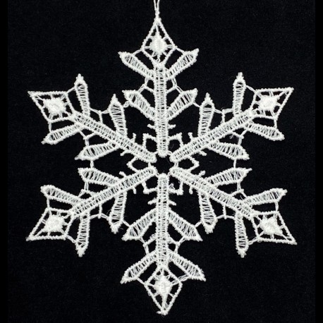 Lace Ornament - Snowflake A