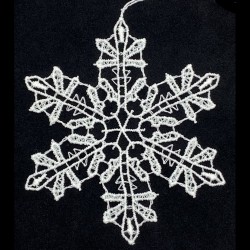 Lace Ornament - Snowflake B