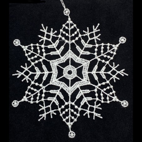 Lace Ornament - Snowflake C