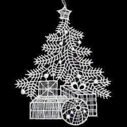 Lace Ornament - Christmas Tree