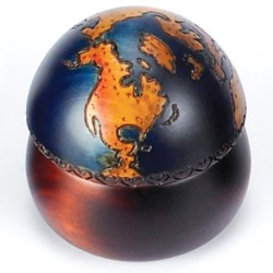 Polish Wooden Box - Globe