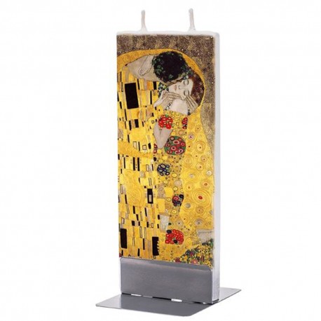 Flat Candle - The Kiss by Klimt