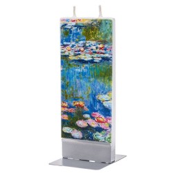 Flat Candle - Water Lilies by Monet