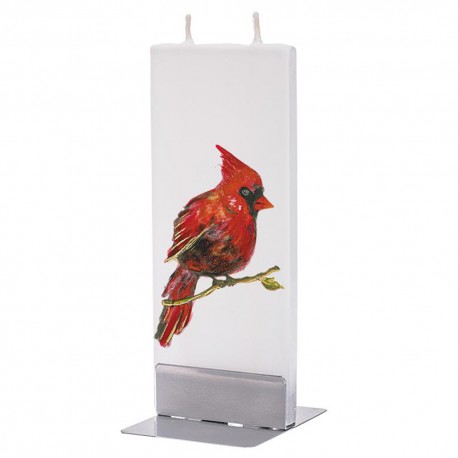 Flat Candle - Cardinal