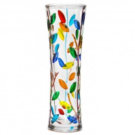 Italian Glass Vase - Tree of Life Small Multicolor